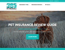 Tablet Screenshot of 365petinsurance.com